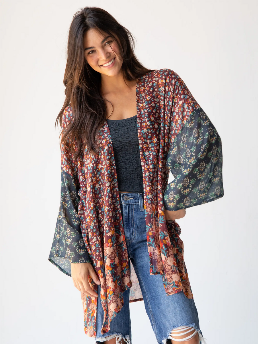 Kimonos for Women Cardigan Camel Cardigan Women's Long Cardigan Floral  Cardigan for Women Cat Cardigan with Pockets