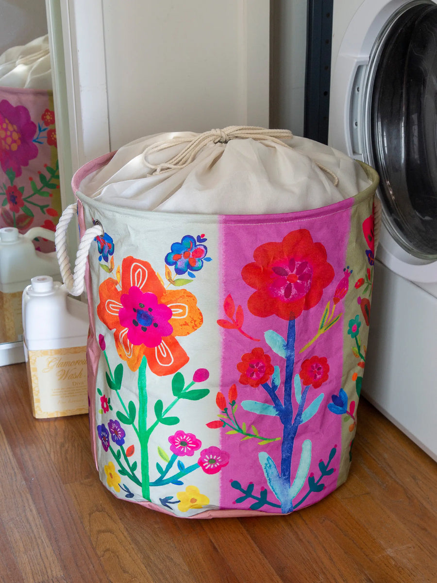 Wholesale Hot Sale Polyester Collapsible pop up hamper laundry baskets Round  Cartoon Laundry Hamper From m.