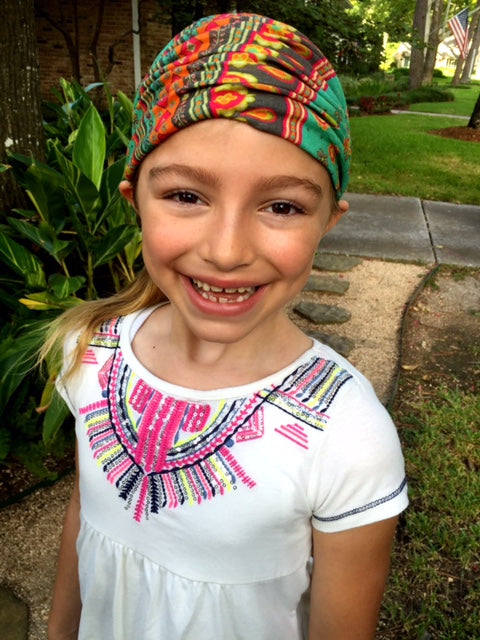 Young girl wearing a Boho Bandeau