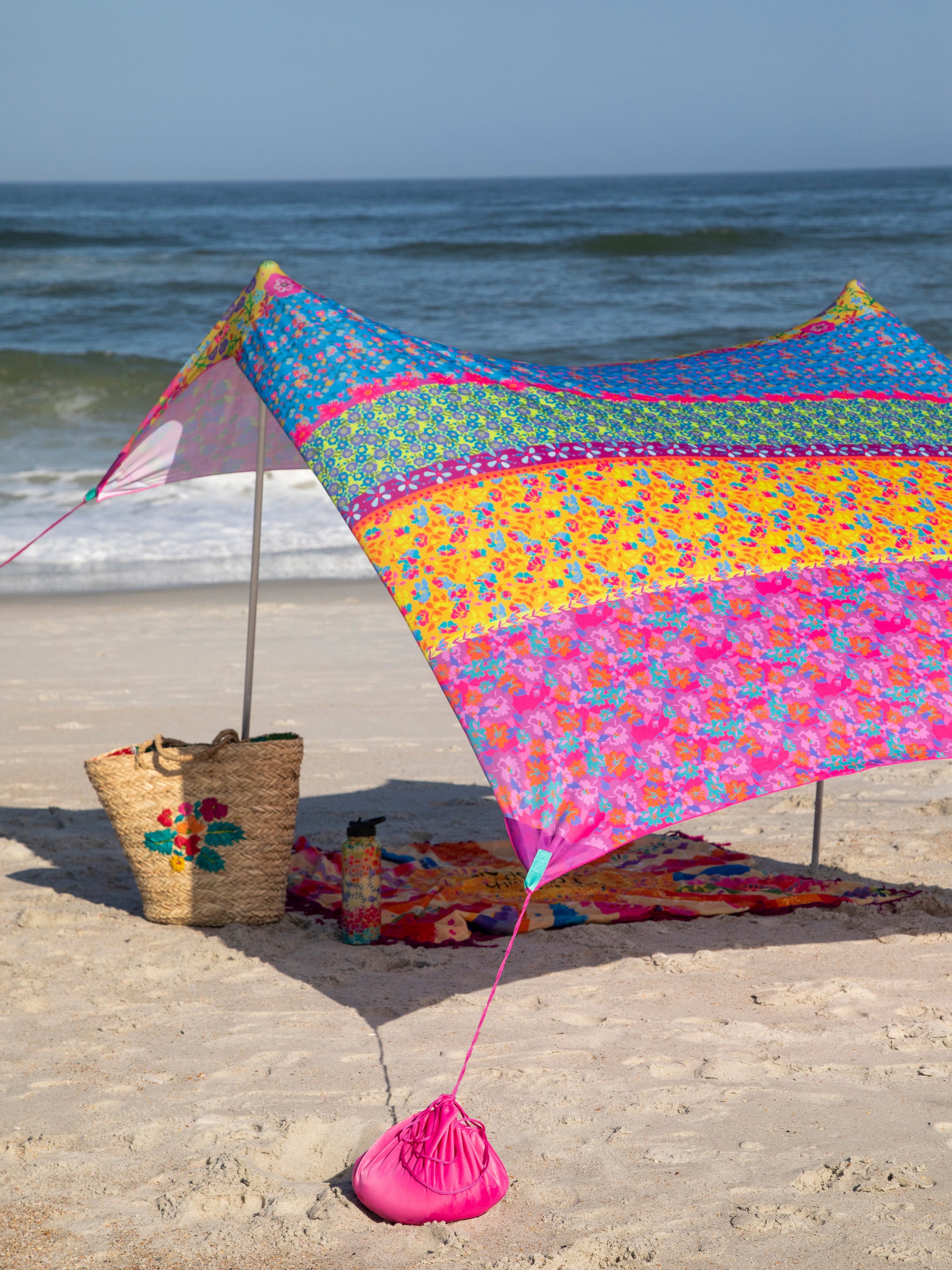 Beach Tent - Multi Border – Natural Life