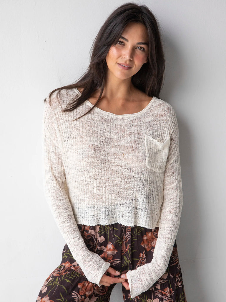 Patti Layering Sweater - Cream-view 1