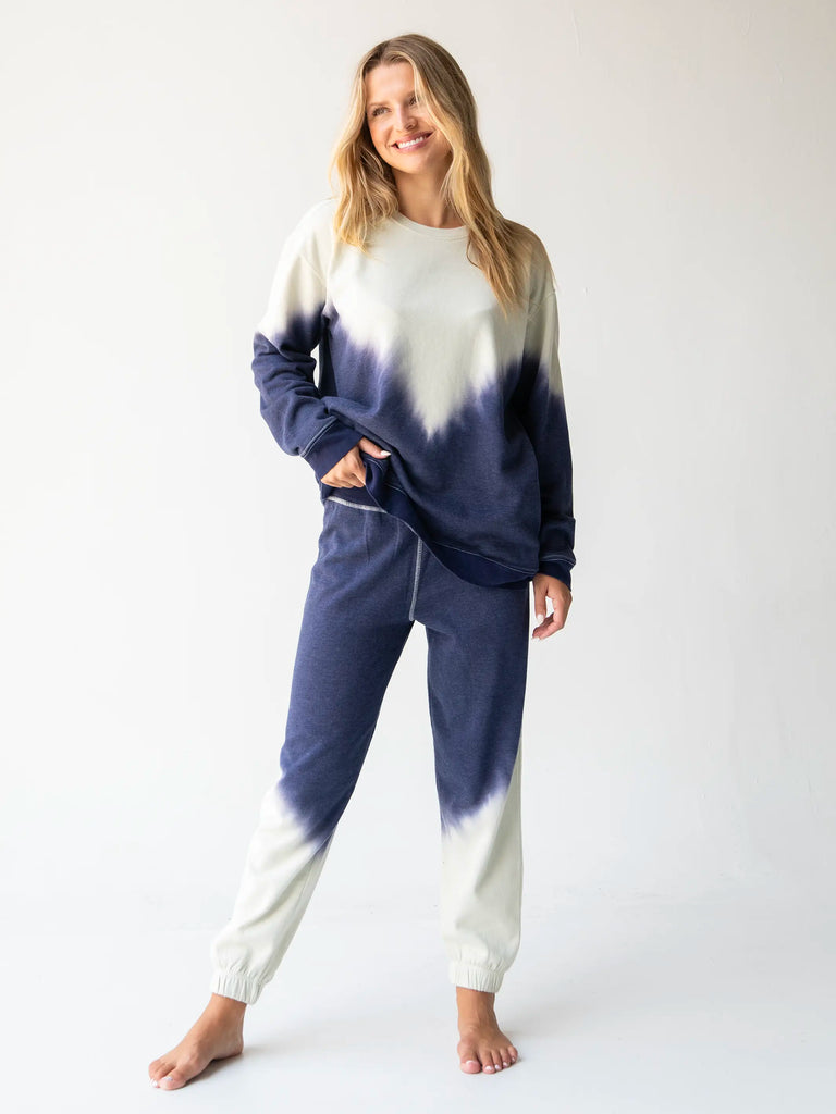 Ombre Jogger Pant|Navy-view 1