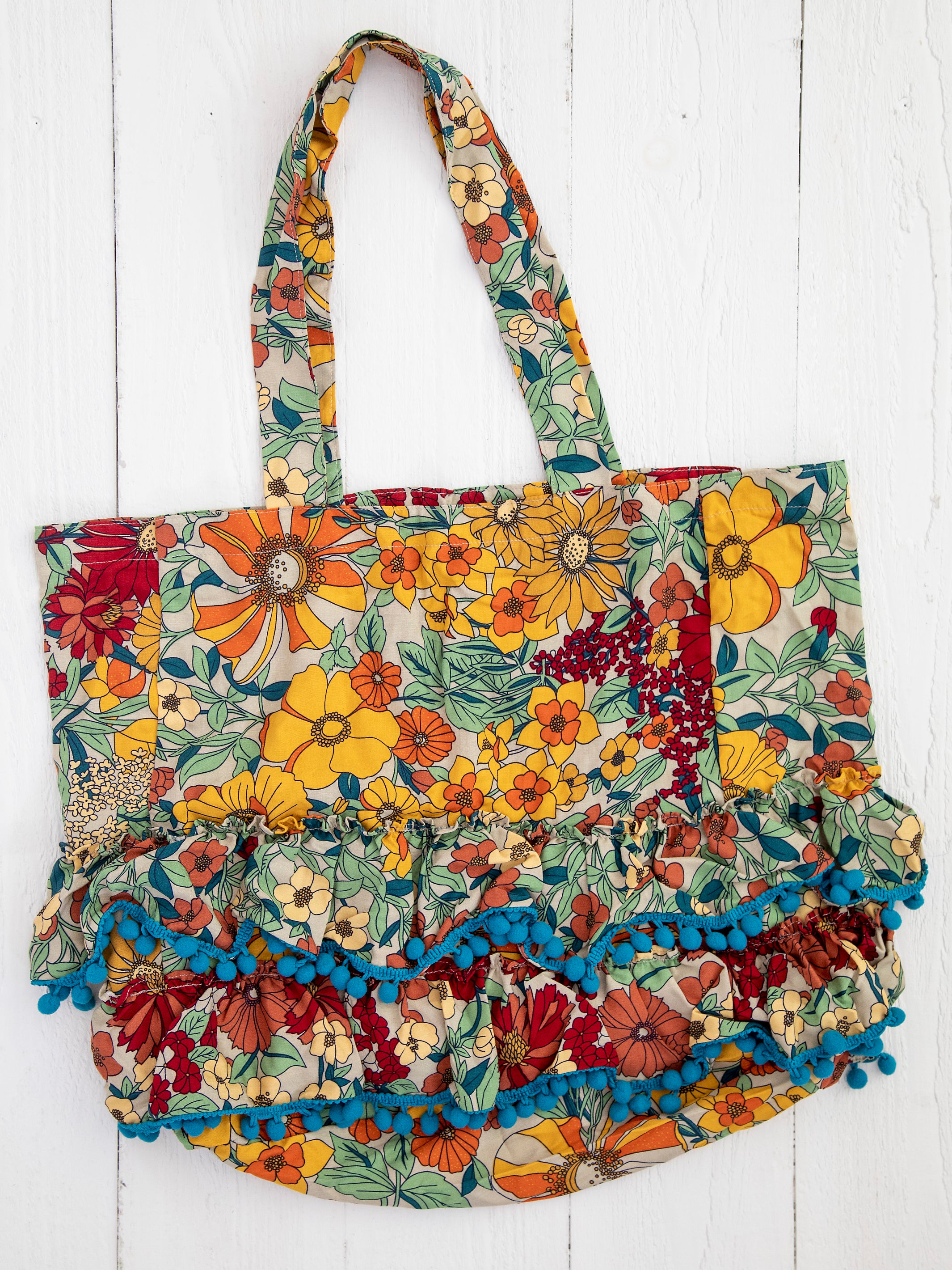 Floral 2024 canvas tote