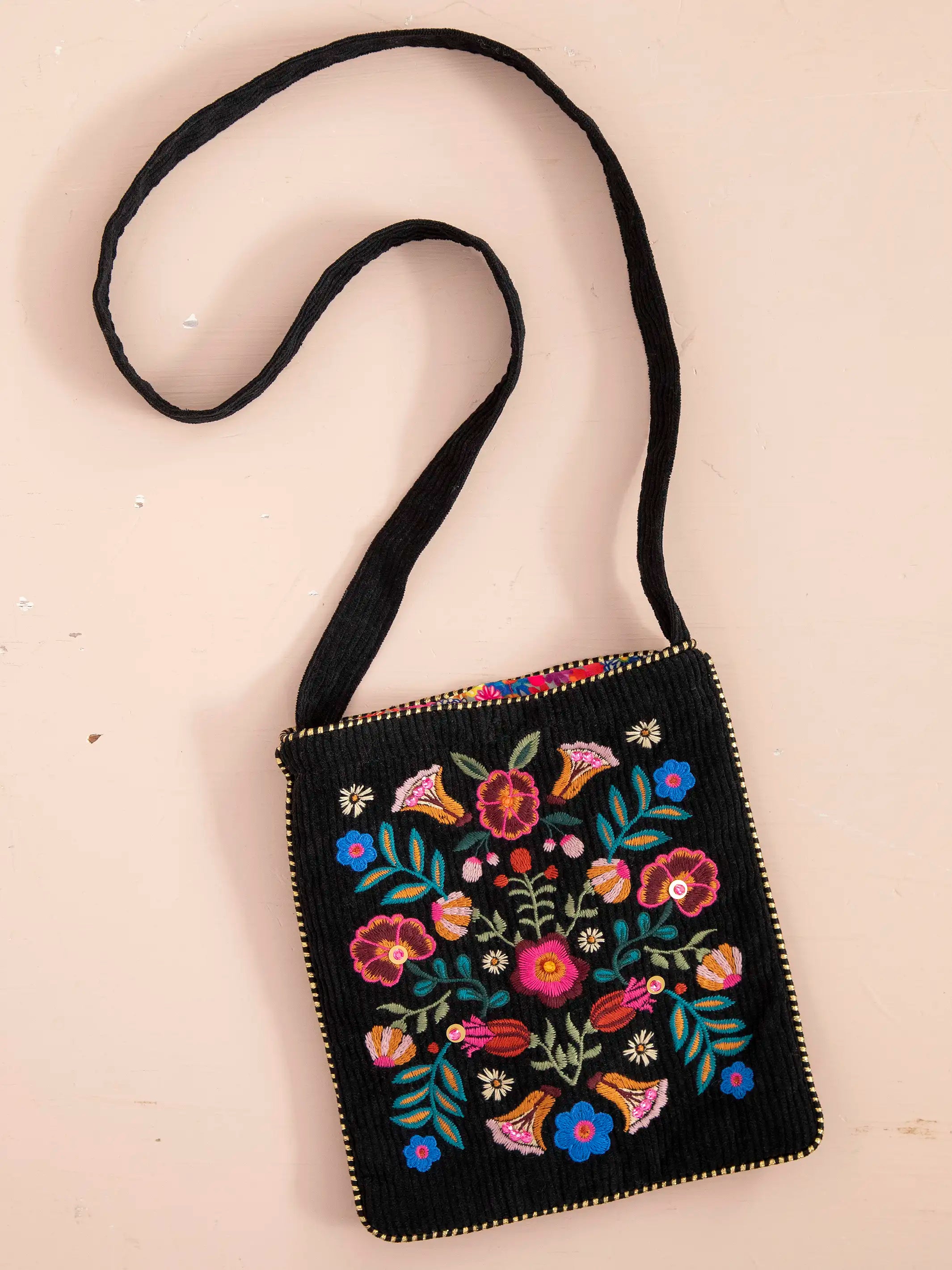 Floral Navajo Crossbody Bag