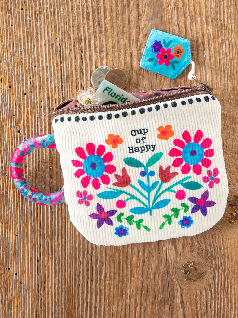 Cup of Happy Zippered Pouch-view 1