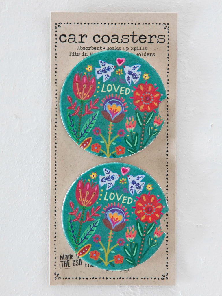 Car Coasters, Set of 2 - Loved-view 1