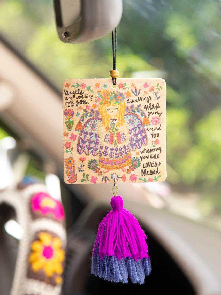 Car Air Freshener - Angels Watching-view 1