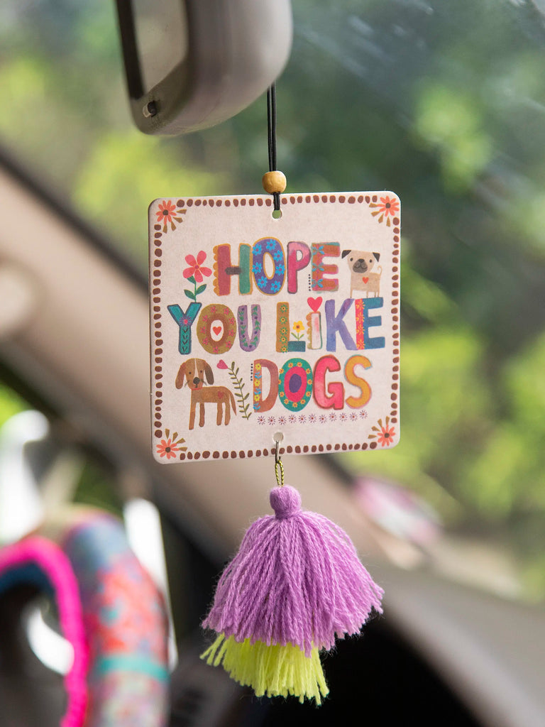 Car Air Freshener - Hope You Like Dogs-view 1