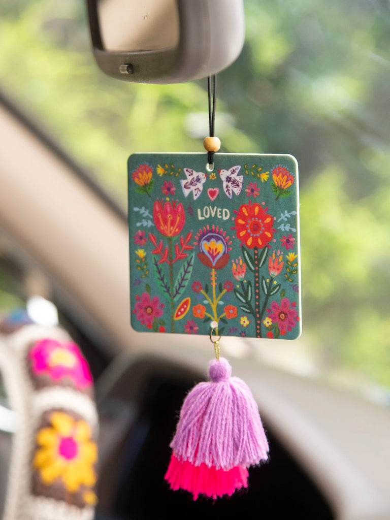 Car Air Freshener - Loved Folk Flower-view 1