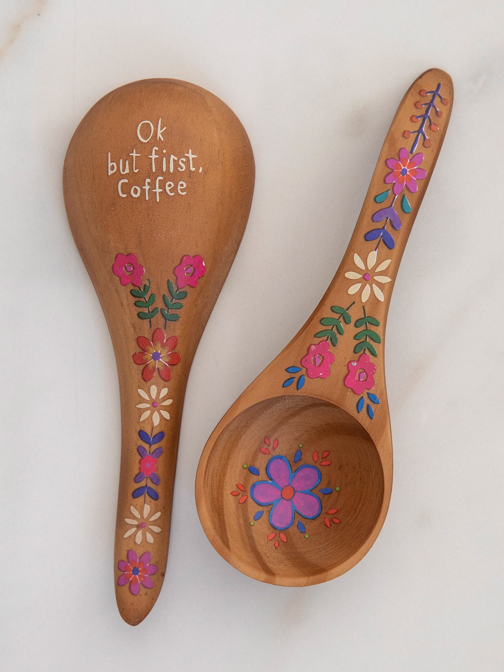 Wooden Coffee Scoop - But First Coffee