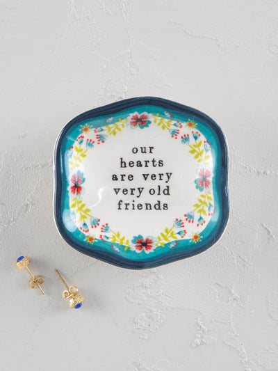 Artisan Trinket Dish - Old Friends-view 1