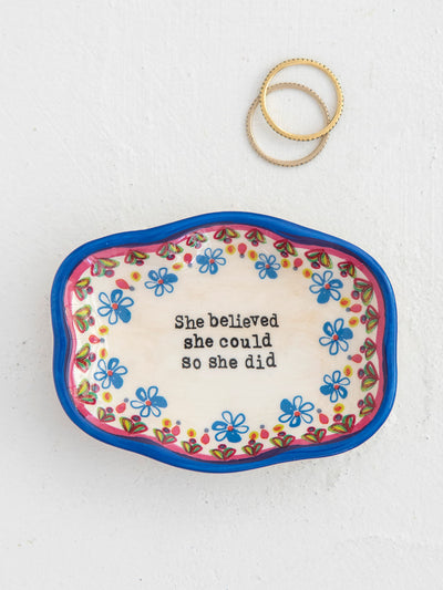 Artisan Trinket Dish|She Believed-view 1