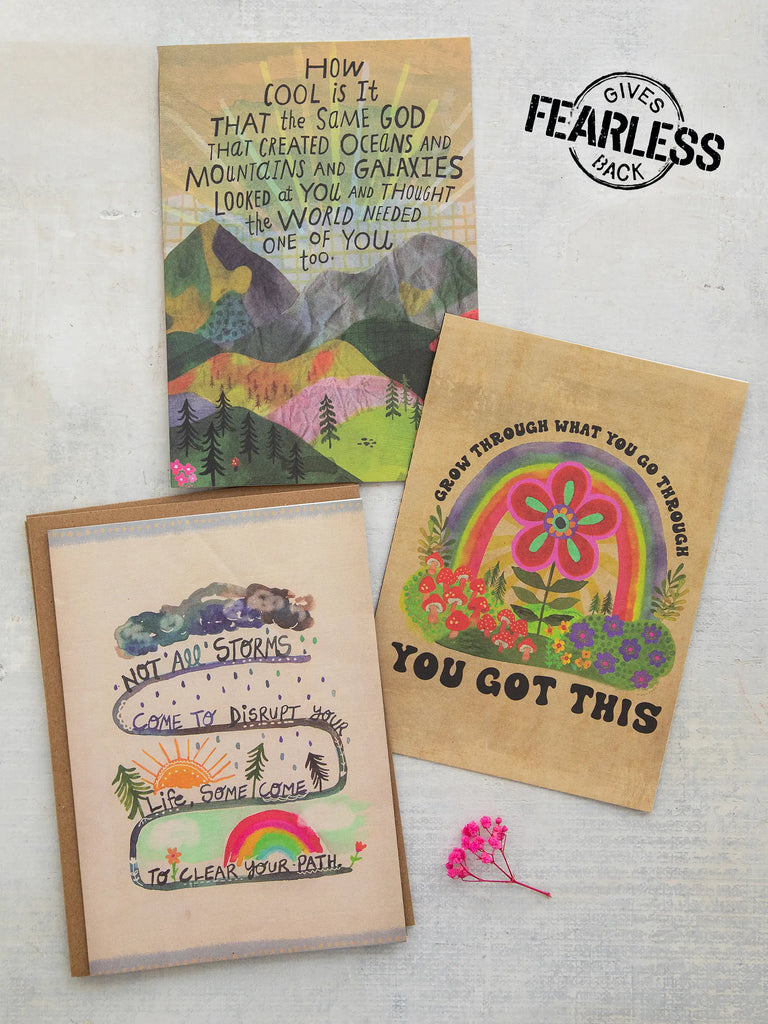 Greeting Card Bundle, Set of 3 - Fearless-view 1