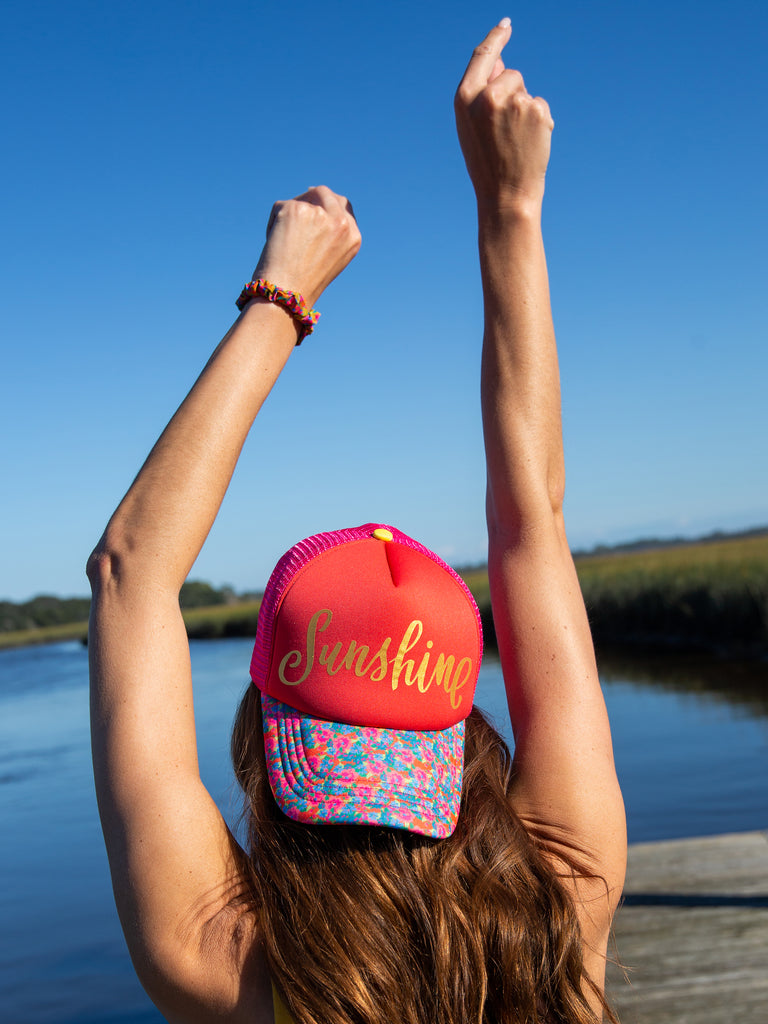 Adjustable Trucker Hat - Sunshine-view 1