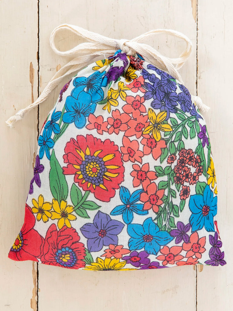 Tunic-In-A-Bag - Red Yellow Blue Floral-view 4