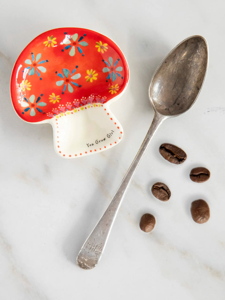 Mushroom Clay Coaster Trinket Dish - Be Made