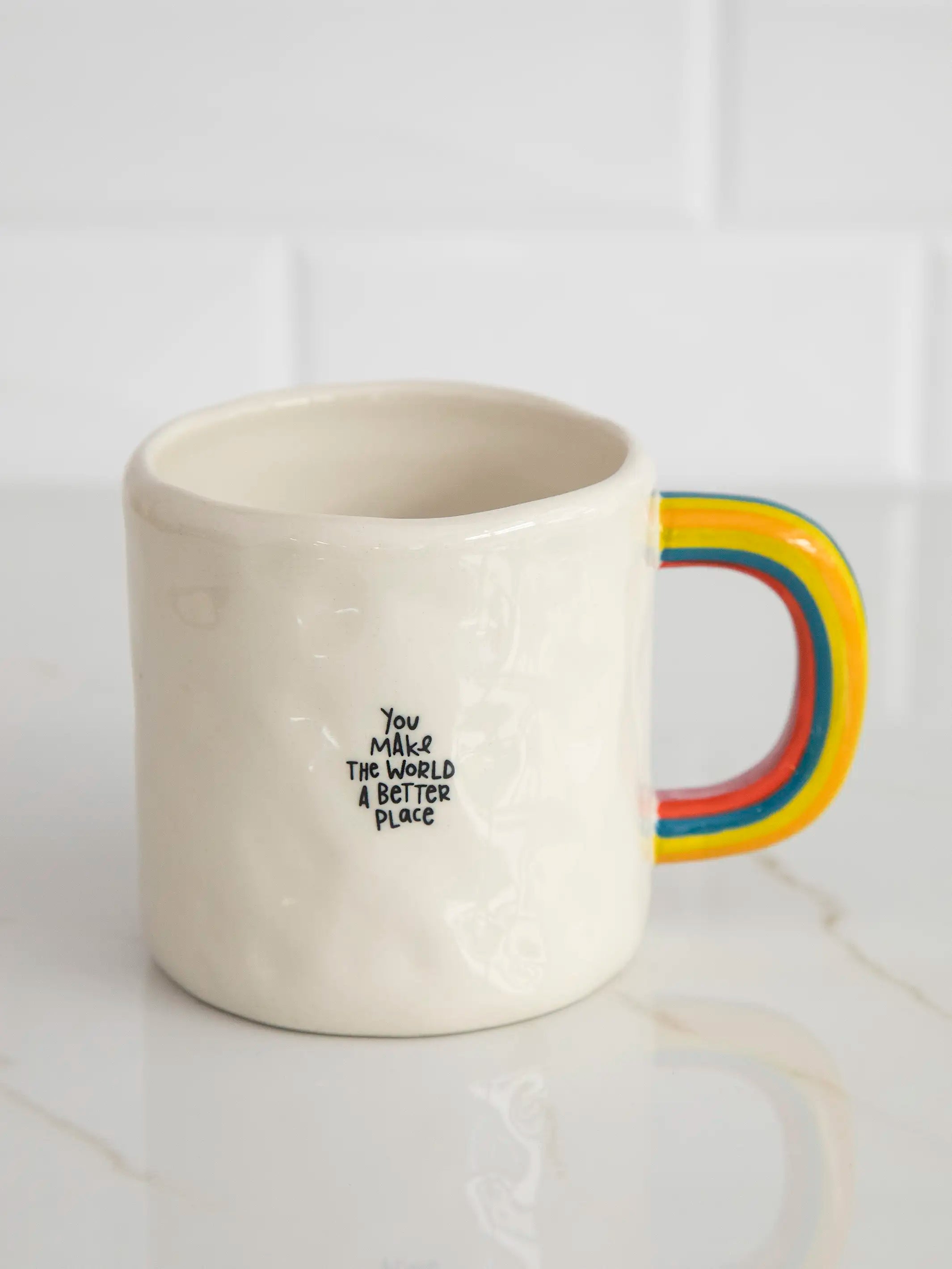 Have a Swell Day modern rainbow typography Coffee Mug