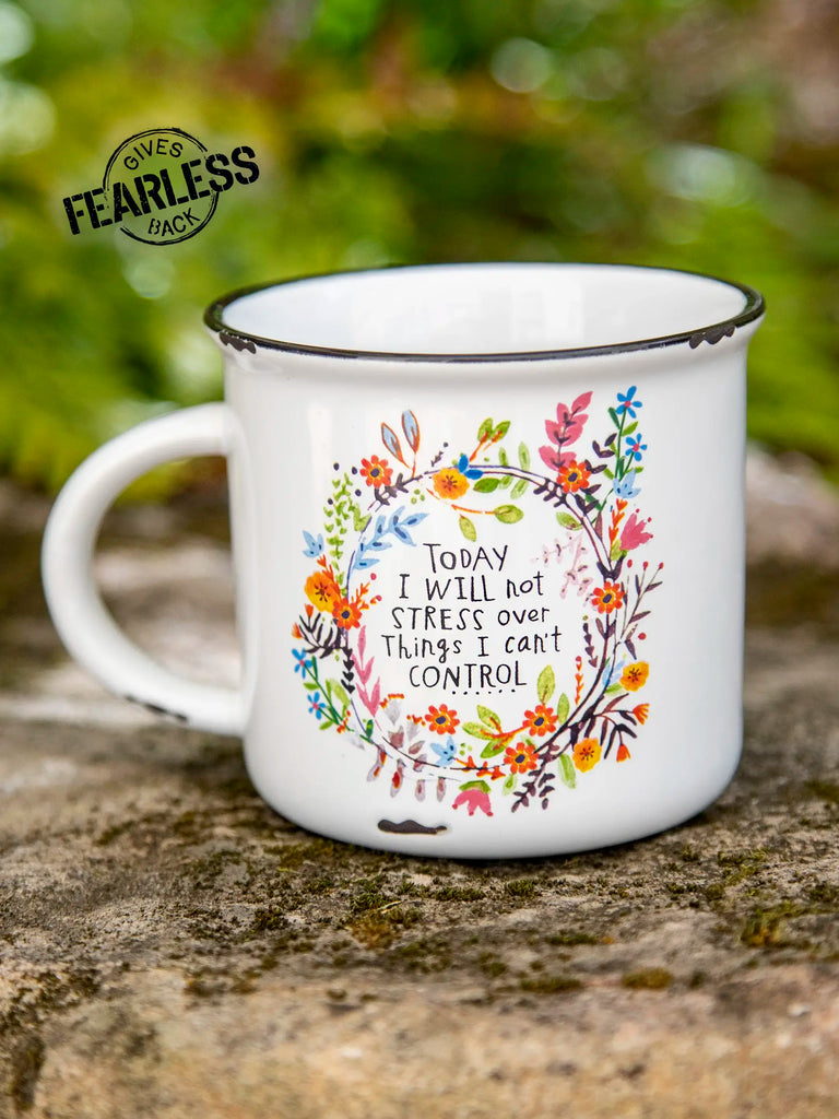 Camp Coffee Mug - Today I Will Not Stress-view 1