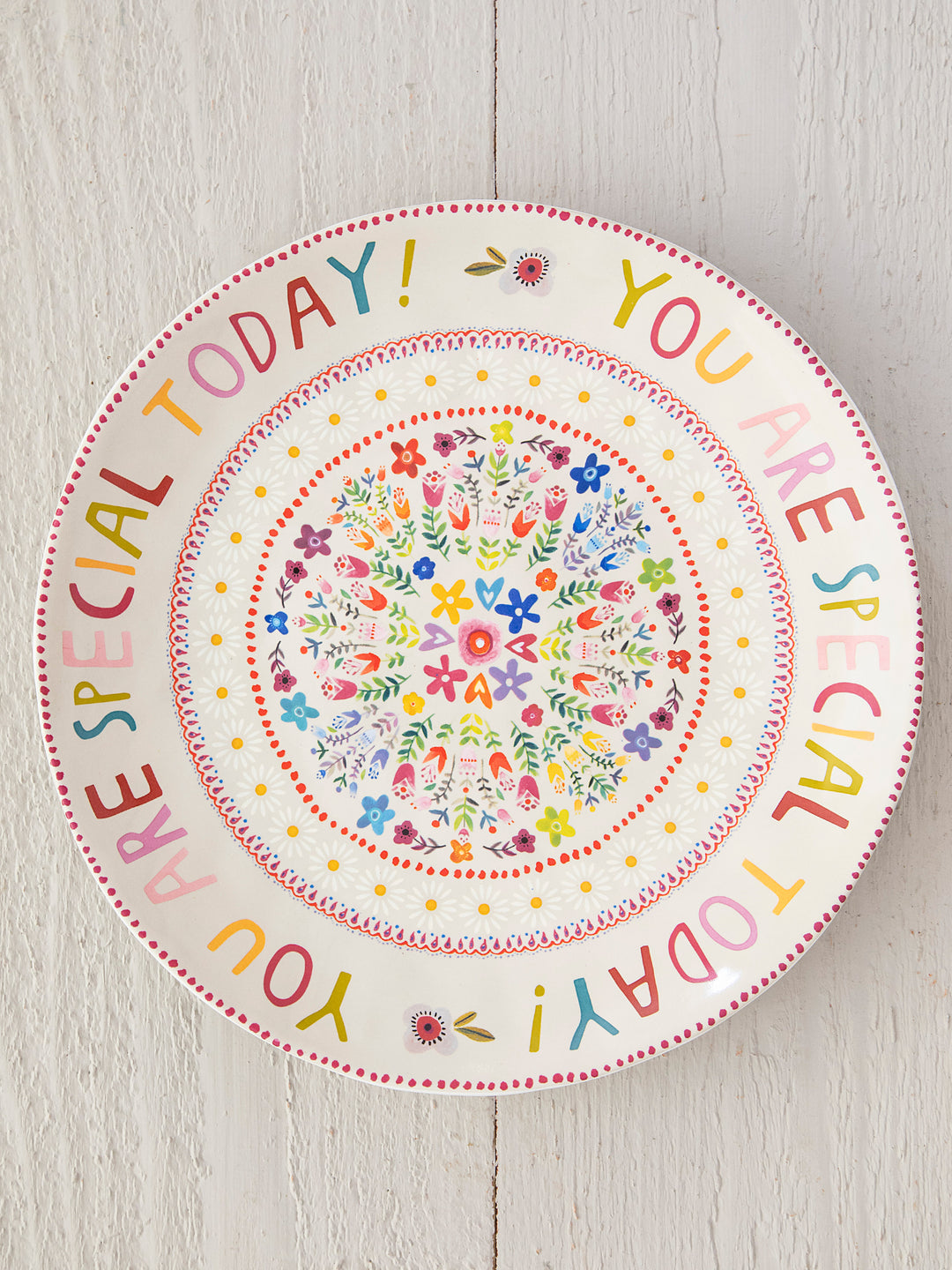 Special Celebration Plate - You Are Special Today – Natural Life