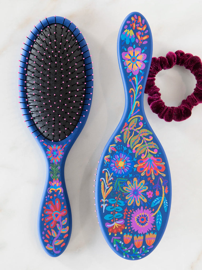 Wet / Dry Detangling Hairbrush - Navy-view 1