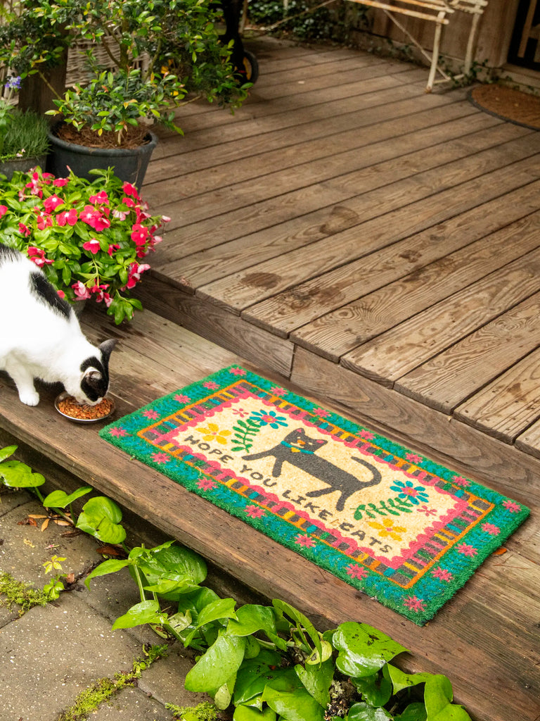 Bungalow Doormat - Hope You Like Cats-view 1