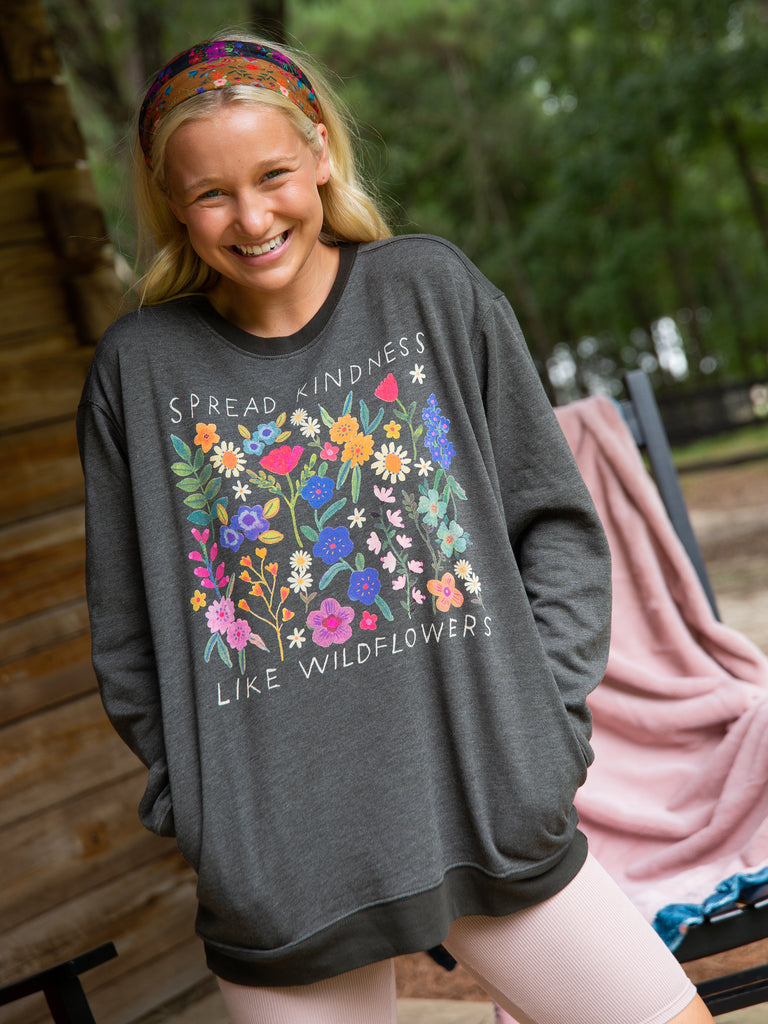 Comfy Pocket Sweatshirt|Spread Kindness-view 1